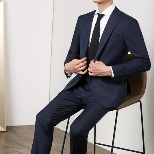 Men's All-match Casual Bamboo Fiber Suit Suit