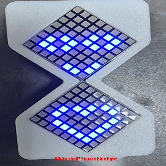 Electronic Hourglass Saibo Gravity Induction Technology DIY Black Technology Time Clock Device Multi-color Square Light