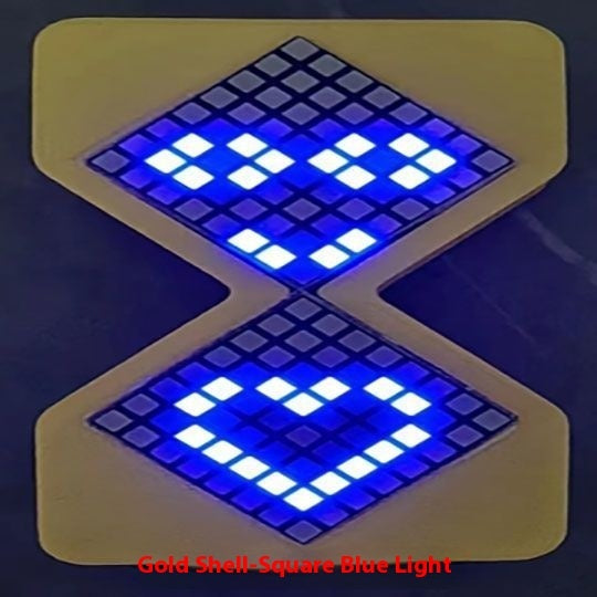 Electronic Hourglass Saibo Gravity Induction Technology DIY Black Technology Time Clock Device Multi-color Square Light