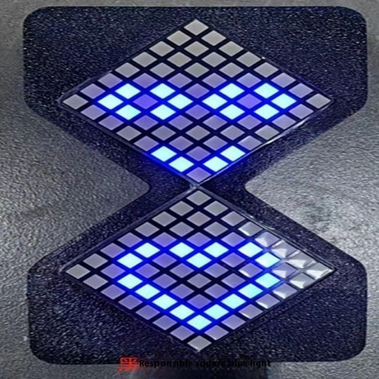 Electronic Hourglass Saibo Gravity Induction Technology DIY Black Technology Time Clock Device Multi-color Square Light